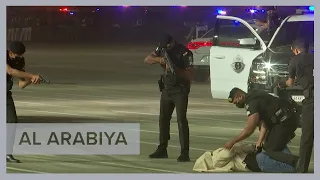 Security forces in Saudi Arabia hold military parade in preparation for the annual Hajj pilgrimage