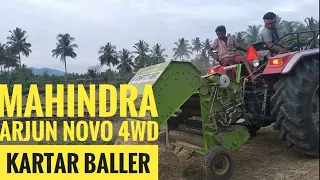 #Mahindra #arjun #Novo 605 DI 4WD/ #Kartar Baller in field