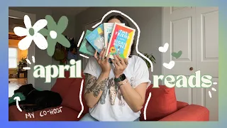 the 7 books i read in april ☻ // monthly reading wrap up + reading challenge check in