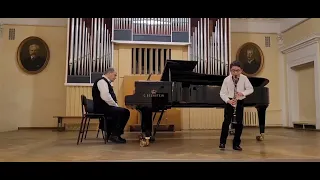 С.Ригін Концерт для кларнета і фортепіано, 2 частина. Макар Ганапольський (10 років)