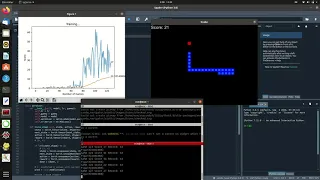 Snake Game With Deep Reinforcement Learning using PyTorch