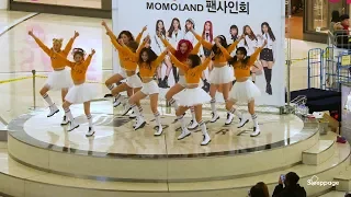 [4K] 180121 모모랜드 MOMOLAND 뿜뿜 BBOOM BBOOM @ 영등포타임스퀘어 By Sleeppage