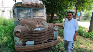 लक्की है 68 साल पुरानी बस जहां जाए वहीं पर चमत्कार होते हैं। Vintage Chevrolet 4400 bus 1954 model