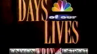 Days of Our Lives promo (May 20 1995) (partial)