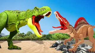 Most Dramatic Dinosaur T-rex Attack 2024 | Jurassic World Fan Movie | Dinosaur Hunting | Red Dino