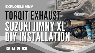 SUZUKI JIMNY XL TORQIT EXHAUST DIY INSTALLATION