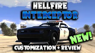 Gauntlet Hellfire Police Interceptor | Customization + Review | GTA Online