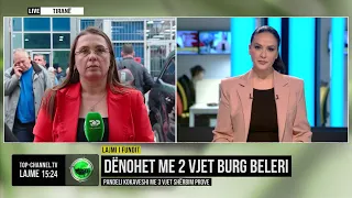 Top Channel/ Dënohet me dy vjet burg Beleri. Pandeli Kokaveshi me 3 vjet shërbim prove