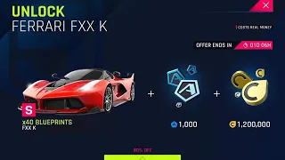 Asphalt 9 MY FIRST CLASS S CARS BUY FERRARI FXX K PACK