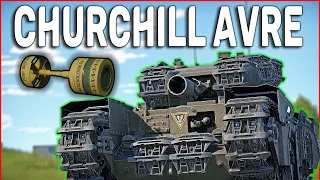 Churchill AVRE Test Drive - War Thunder Dev Server