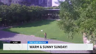 Sunny, warm start to the week in North Texas