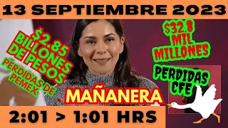 💩🐣👶 AMLITO | Mañanera *Miércoles 13 de Septiembre 2023* | El gansito veloz 2:01 a 1:01.