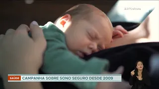 Colocar o bebê para dormir de barriga para cima é a forma segura para evitar morte súbita