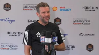 Houston Dynamo FC Head Coach Ben Olsen Pre Game Press Conference v Inter Miami. US Open Cup.