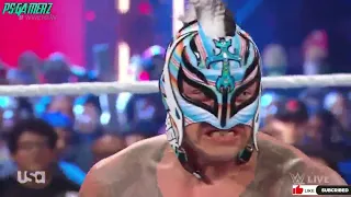 Dominik Mysterio screams and slaps Rey Mysterio Raw 10/10/22 #wwe #wweraw #reymysterio #finnbalor