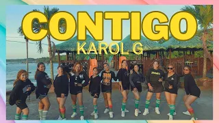 CONTIGO CAROL G| ZUMBA FOR-ALL |TIKTOK VIRAL | DANCEWORKOUT FITNESS w/ ZFA DANCE CREW & ZIN RACHELLE