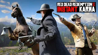 TOP 300 Moments of INSTANT KARMA in RDR2