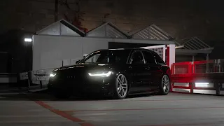 Blacked Audi A6 - Midnight Shadows // 4K