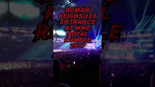 Quick Live Reactions of Roman Reigns #30 Entrance at WWE Royal Rumble 2017