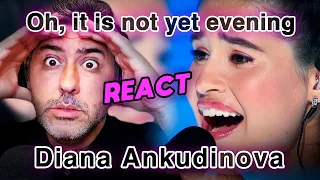 REAGINDO (REACT) a Diana Ankudinova - Oh, it is not yet evening | Análise Vocal por Rafa Barreiros