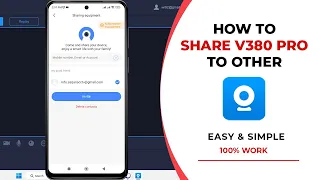 How to Share V380 Wifi Camera to Other Mobile Phone