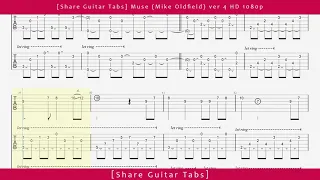 [Share Guitar Tabs] Muse (Mike Oldfield) ver 4 HD 1080p