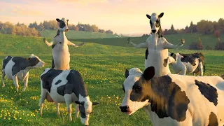 FUNNY COW DANCE 1 │ Cow Dance Song & Cow Videos 2024 (Crazy Official Music Video)