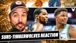 Suns-Timberwolves Reaction: Minnesota DOMINATES Kevin Durant & Phoenix in Game 1 | Hoops Tonight