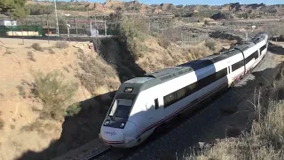 Tren Media Distancia en Guadix (Granada) y Gérgal (Almería).Regional trains in Guadix & Gérgal,Spain