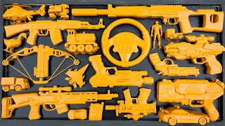 Membersihkan Nerf AK47, nerf m4, Assault Rifle, ShotGun, fast Sniper Rifle, Glock Pistol, nerf gun 7