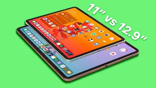 iPad Pro 11" vs 12.9" 2018/2020/2021 | IN-DEPTH Size Comparison!