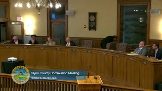 Glynn County Board of Commissioners Meeting Thursday, September 6, 2022