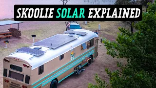 COMPLETE SKOOLIE SOLAR LESSON -  $6000 SKOOLIE SOLAR SYSTEM