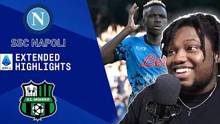 Napoli vs. Sassuolo: EXTENDED Highlights Reaction | Serie A (Osihmen & Kvara Together is Scary 🥵)