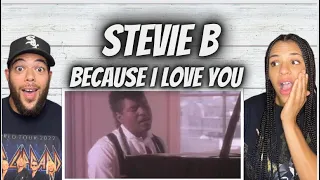 GEEZ!| FIRST TIME HEARING StevieB - Because I Love You REACTION