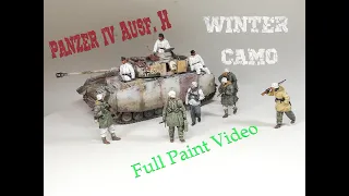 Panzer IV Winter camo - Full Paint Video -