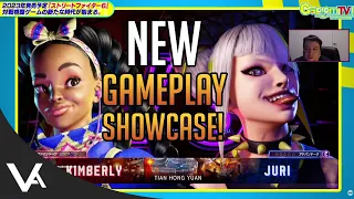 STREET FIGHTER 6 KIMBERLY & JURI GAMEPLAY MATCHES! New Live Showcase