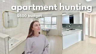 $600 budget apartment hunting in korea 🏡 touring, rent prices + tips