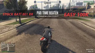 GTA 5 Online Time Trial With Stock Bati 801 RR (Power Station)