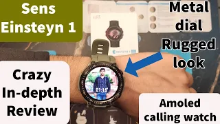 SENS EINSTEYN 1 🔥🔥 Full indepth review | unboxing | accuracy | Amoled calling budget watch #techpoke