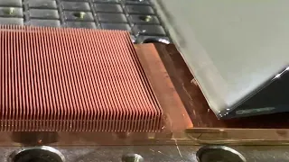 I Like This Skived Heat Sink Video! #heatsink #factory #cnc