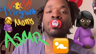 ASMR FOR PREGNANT & FEEDING WOMEN (Teething sounds, pacifier nomming and a mukbang) 🙈💤🤰🏿🤰🏼🤰