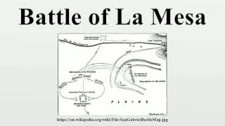 Battle of La Mesa