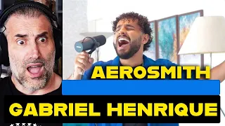 Gabriel Henrique I Don't Want To Miss a Thing | Aerosmith REACTION