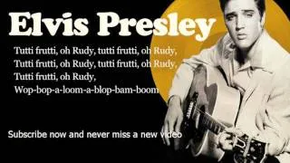Elvis Presley -- Tutti Frutti -- Lyrics (Official)