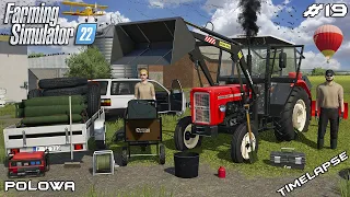 Leveling & compacting MAIZE in BUNKR SILO w/URSUS 360P | Polowa | Farming Simulator 22 | Episode 19