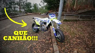 UMA SUPERMOTO !!!! | HUSQVARNA FS 450 | LINDOOOOO