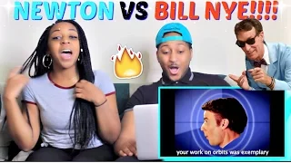 Epic Rap Battles of History Season 3 "Sir Isaac Newton vs Bill Nye" REACTION!!!!