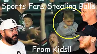 Sports Fans Stealing Ball from Kids REACTION!! | OFFICE BLOKES REACT!!