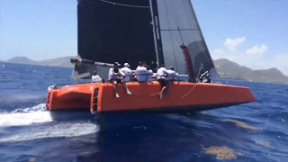 G4 foiling catamaran - Antigua Sailing Week